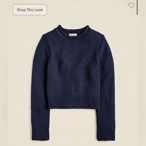J. crew navy blue rollneck sweater